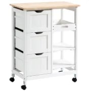 Kulinos Small Kitchen Island with Wheels