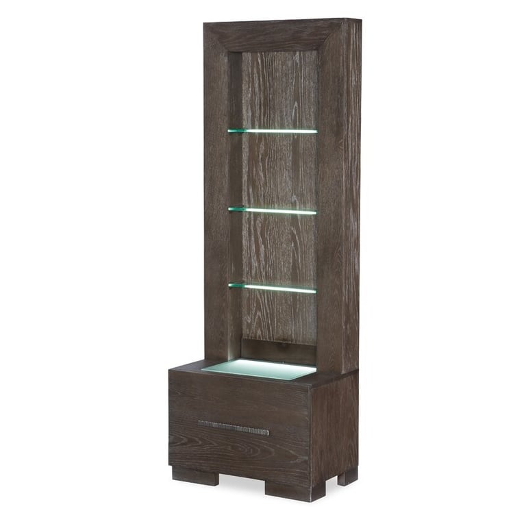 Wayland 1 - Drawer Nightstand in Brown