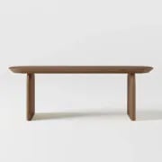 Picture of Nero Natural  Wood Dining Bench – Durable Elegance