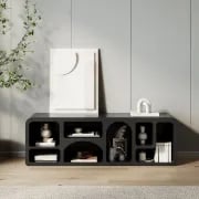 Picture of Silven Modular TV & Bookcase Unit – Natural Wood