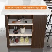 Grata Kitchen Island with Storage