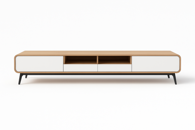 Picture of Harmony Natural Wood TV Unit – Sleek & Low-Profile Design