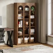 Archez – Decorative Natural Wood Bookcase with Arched Design