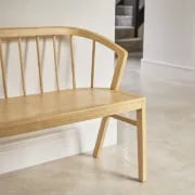 صورة مقعد إلستا من الخشب الطبيعي