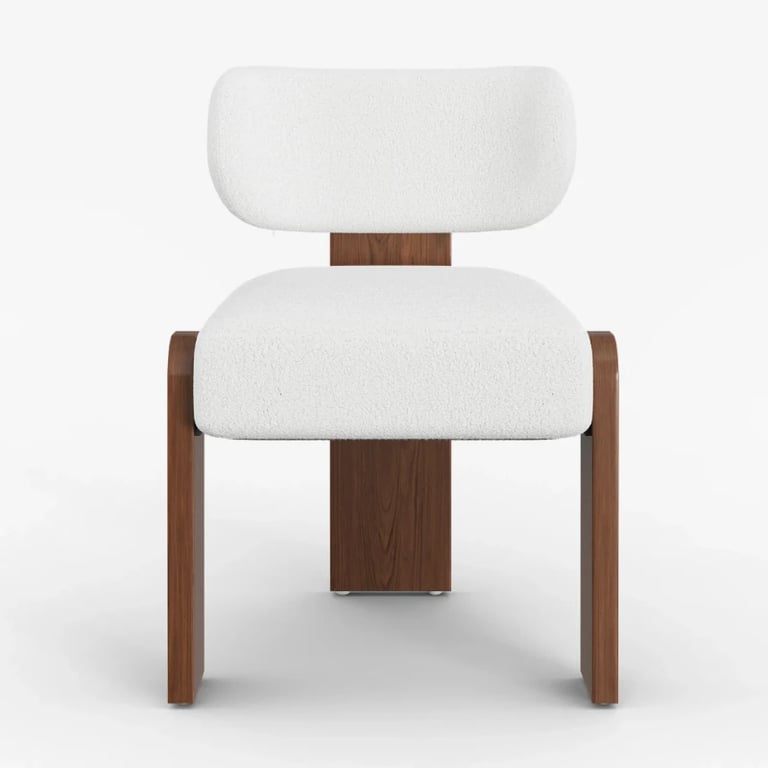 Picture of Maven Natural Wood Curve Chair