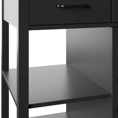 Plippi Wood Rolling Kitchen Cart