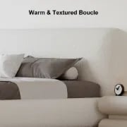 صورة سرير مودرن كريفين - خشب طبيعي