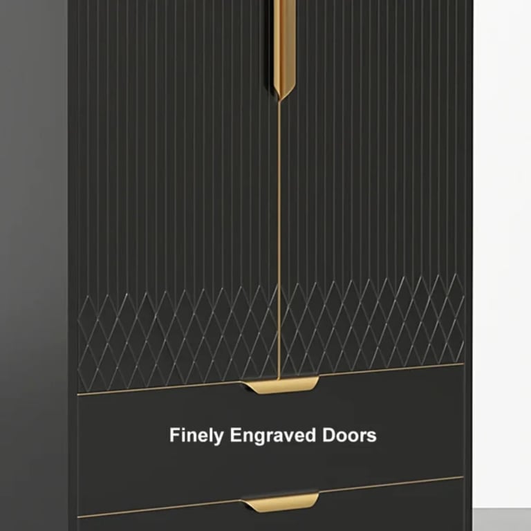 Picture of Mavina Modern Tall Wardrobe with Storage