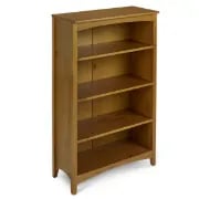 Colton – Elegant Natural Wood Bookcase