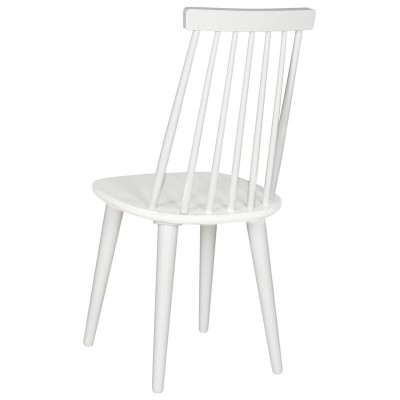 Biry Solid Wood Slat Back Arm Chair