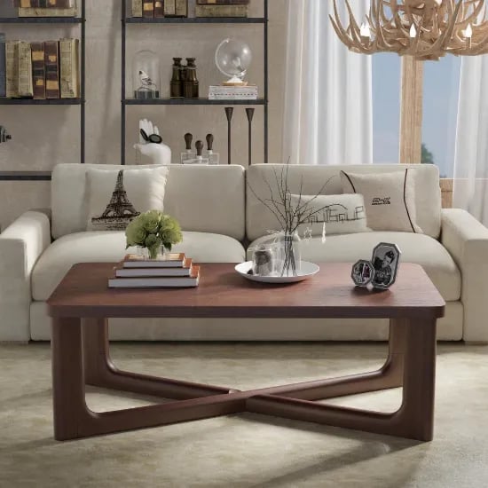 Picture of Lunvi Natural Wood Coffee Table – Scandinavian Inspired Design