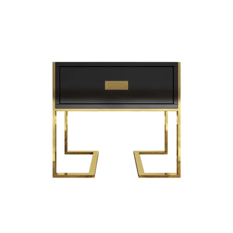 صورة جويس طاولة جانبية -حديثة الموديل مع درج واحد