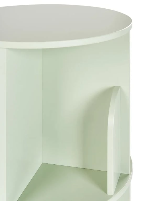 Bambou Kids Natural wood  Rotating Storage Shelf.