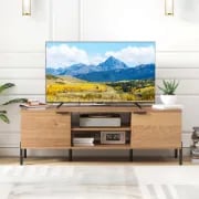 Picture of Nori Natural Wood TV Unit – Dual Cabinets