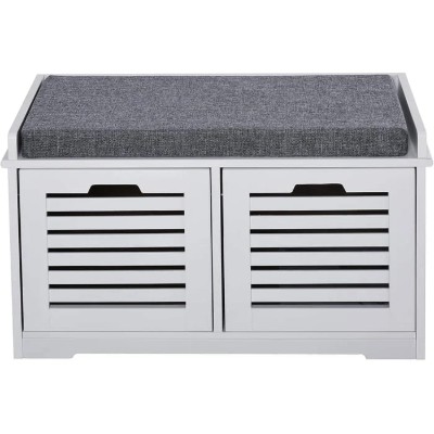 صورة زيفون مقعد تخزين متعدد الاستخدام - أبيض