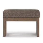 Darin  Faux Leather Bench