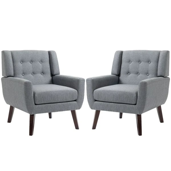 صورة .أورور كرسي جانبي بذراعين - من الخشب الطبيعي