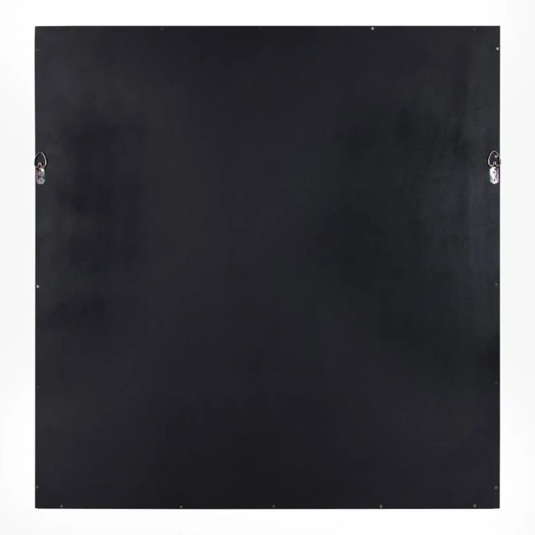 Kate and Laurel Hutton Rustic Wood Square Mirror