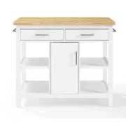 Flury Small Kitchen Island with storage