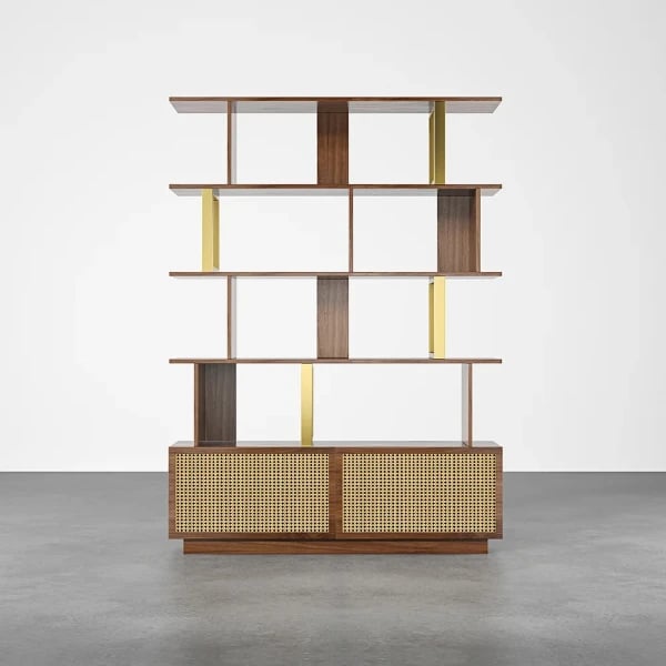 صورة لوريا خزانه كتب-خشب طبيعى-متعدده الأستخدامات