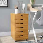 6 Drawer Rolling Storage Chest