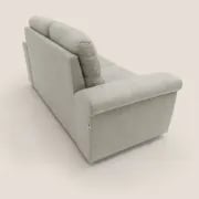 صورة مينيرفا – أريكة بمسند وسادة خلفي – راحة بلون البيج الناعم وتصميم بمساند أذرع دائرية