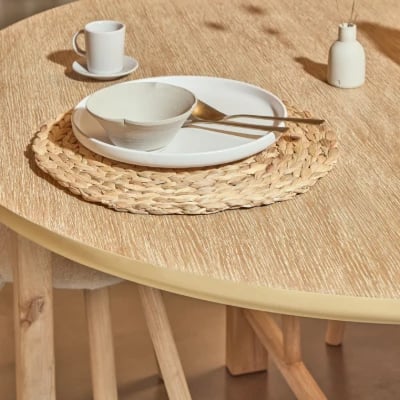 Picture of Miro Round Dining Table – Natural Wood