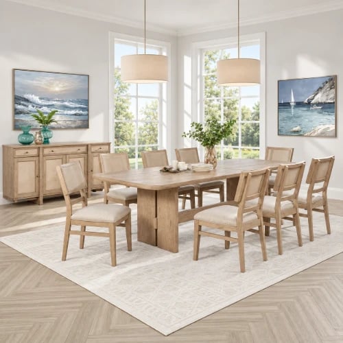 Kailani Extendable Rectangular Dining Set