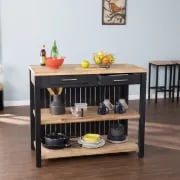 Cusin Kitchen Island With Storage