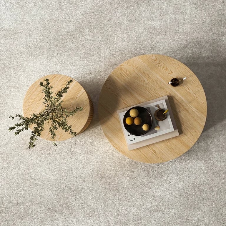 Picture of Ravilo Natural Wood Coffee Table Set