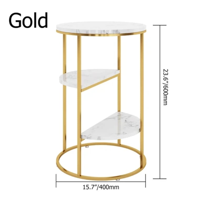 Picture of Roche Metal Side table - 3 Shelves