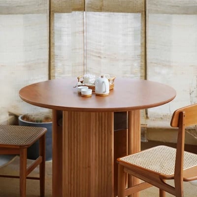 Picture of The Crescent Root Dining Table - Natural wood