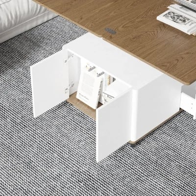 صورة ڤيلمار طاولة قهوة من الخشب الطبيعي  - متعددة الاستخدام