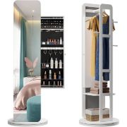 Picture of Santa Wide Jewelry Armoire with Mirror