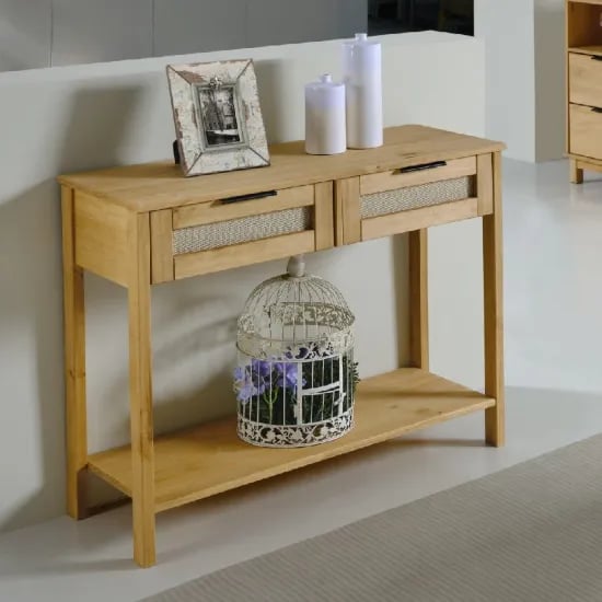 Fleurie Console - Natural wood.