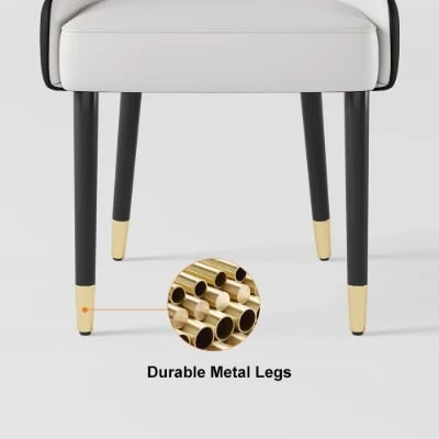 صورة كرسي طعام فيرا لوكس مع خشب طبيعي