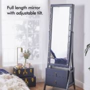 صورة كولين خزانة اكسسوارات ومجوهرات مع مرآة مضيئة