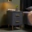 Picture of Crasmy Modern Nightstand with 2 drawers