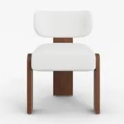Picture of Maven Natural Wood Curve Chair