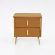 صورة طاولة غرفة نوم حديثة 2درج - جينيف