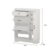 Picture of Separ Wood Shoe Storage Cabinet