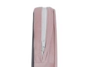 Picture of Divano Curved Accent Chair – Natural Wood with Plush Upholstery