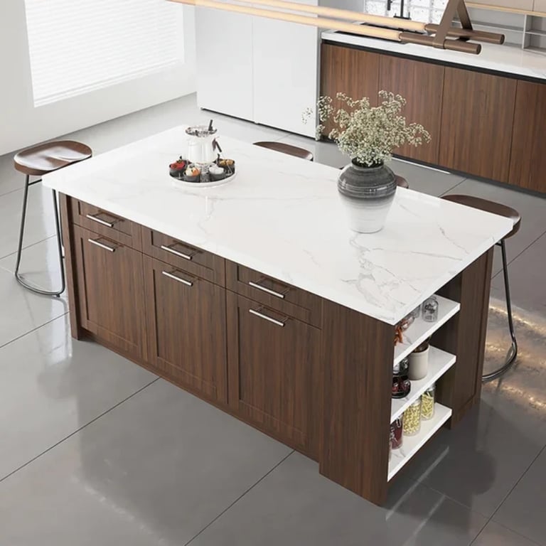Grata Kitchen Island with Storage