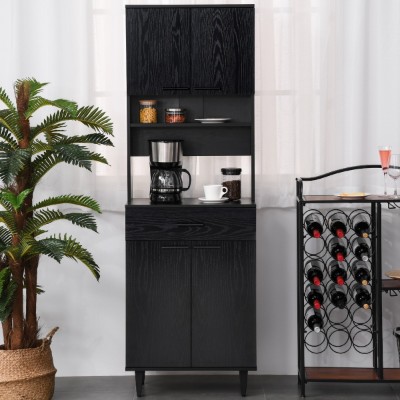 Madia – A natural wood kitchen cabinet with a luxurious modern design