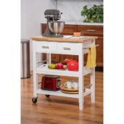 Kilop - Natural Wood Kitchen Cart