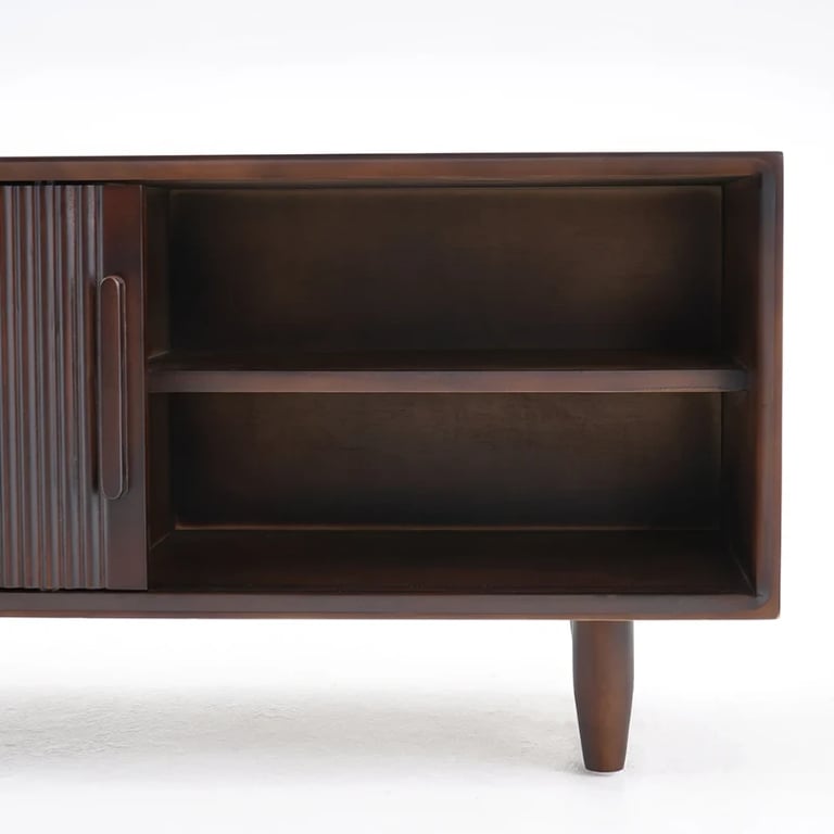 Ravello - Fluted Natural Wood Sideboard
