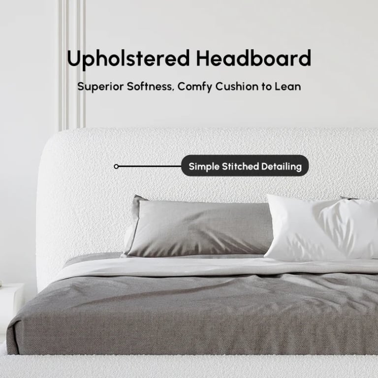 صورة سرير مودرن كريفين - خشب طبيعي