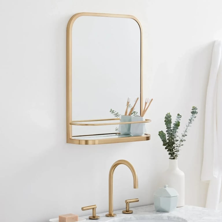 Seamless Wall Shelf Mirror 