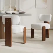 Picture of Maven Natural Wood Curve Chair