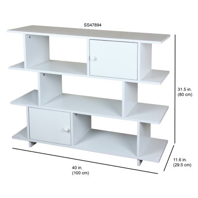 Nelo Wood Library Bookcase